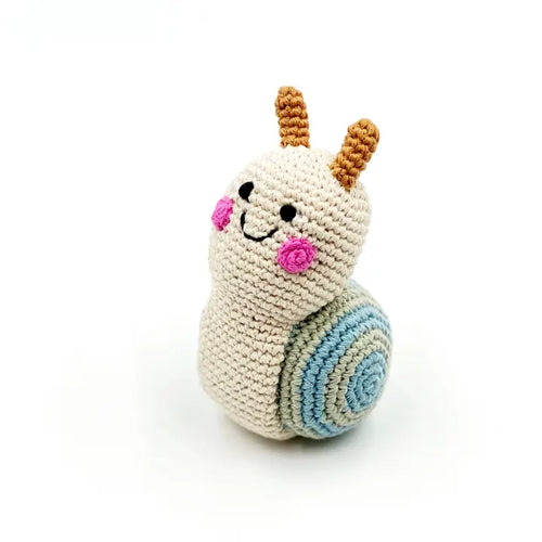 Garden Bug - Plush Snail Rattle