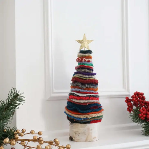 Felted Wool Small Christmas Tree