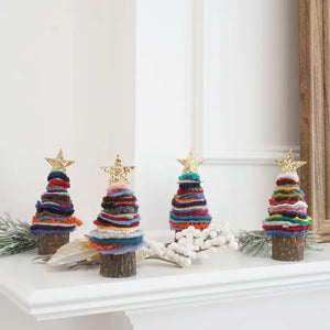 Felted Wool Mini Christmas Tree