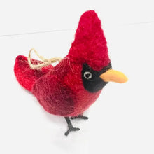 Felt Red Cardinal Ornament