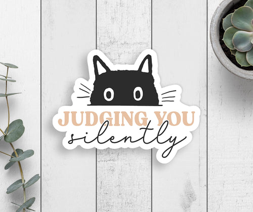 Judging you silently sticker