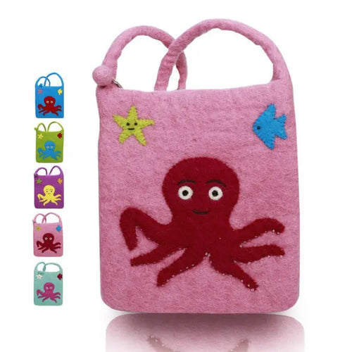 Octopus Design Cross Body Bag