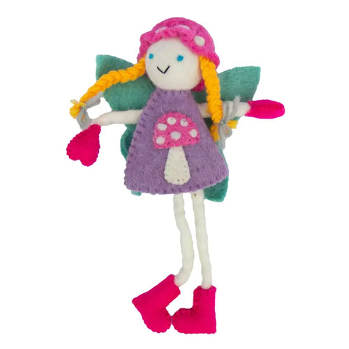 Mushroom Bonnet Tooth Fairy Pillow Blonde