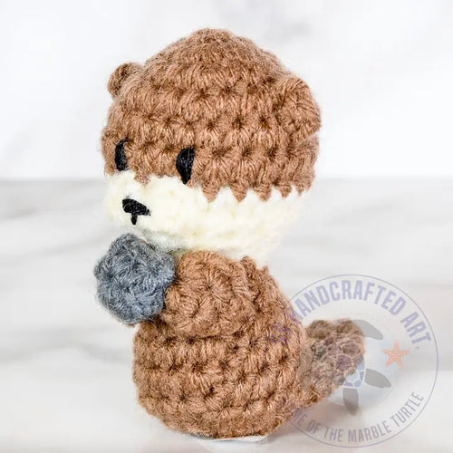 Hand Knitted Otter 3