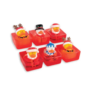 Snowman and Santa Duck Toy Soap