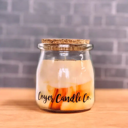 Studio Jar with Cork Lid Candle - Grapefruit + Mangosteen