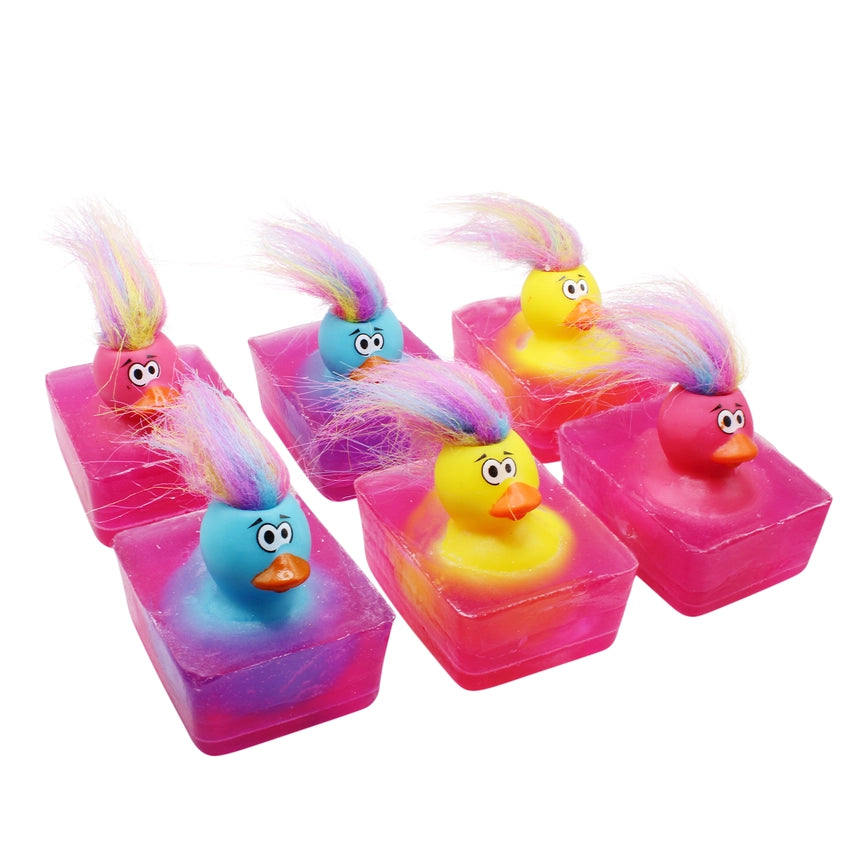 Troll duck toy soap