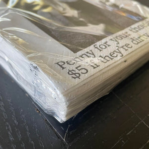 Cocktail Napkins - Penny For Your Thoughts... $5 If They're Dirty