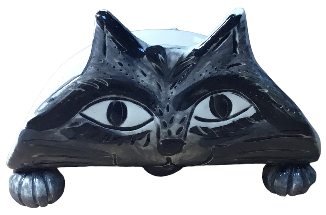 Black Raccoon TacoCat Holder