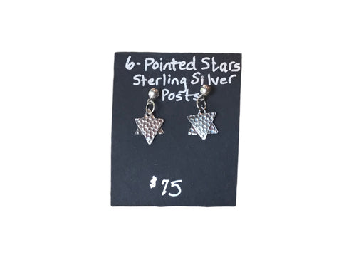 6 Pointed Star Earrings