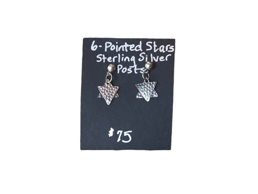 6 Pointed Star Earrings