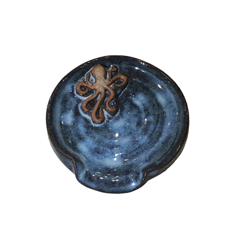 Blue Octopus Spoon Rest