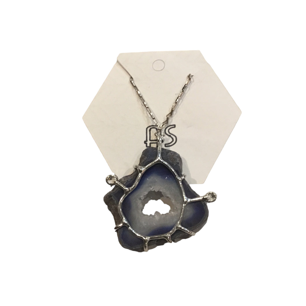 Blue Agate Necklace
