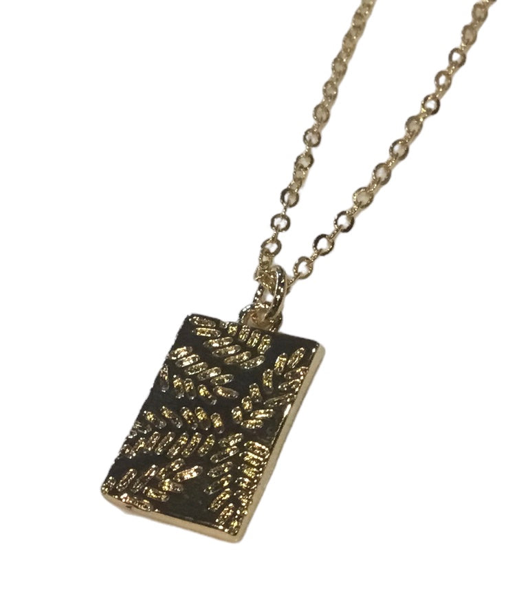 Gold Fern Necklace