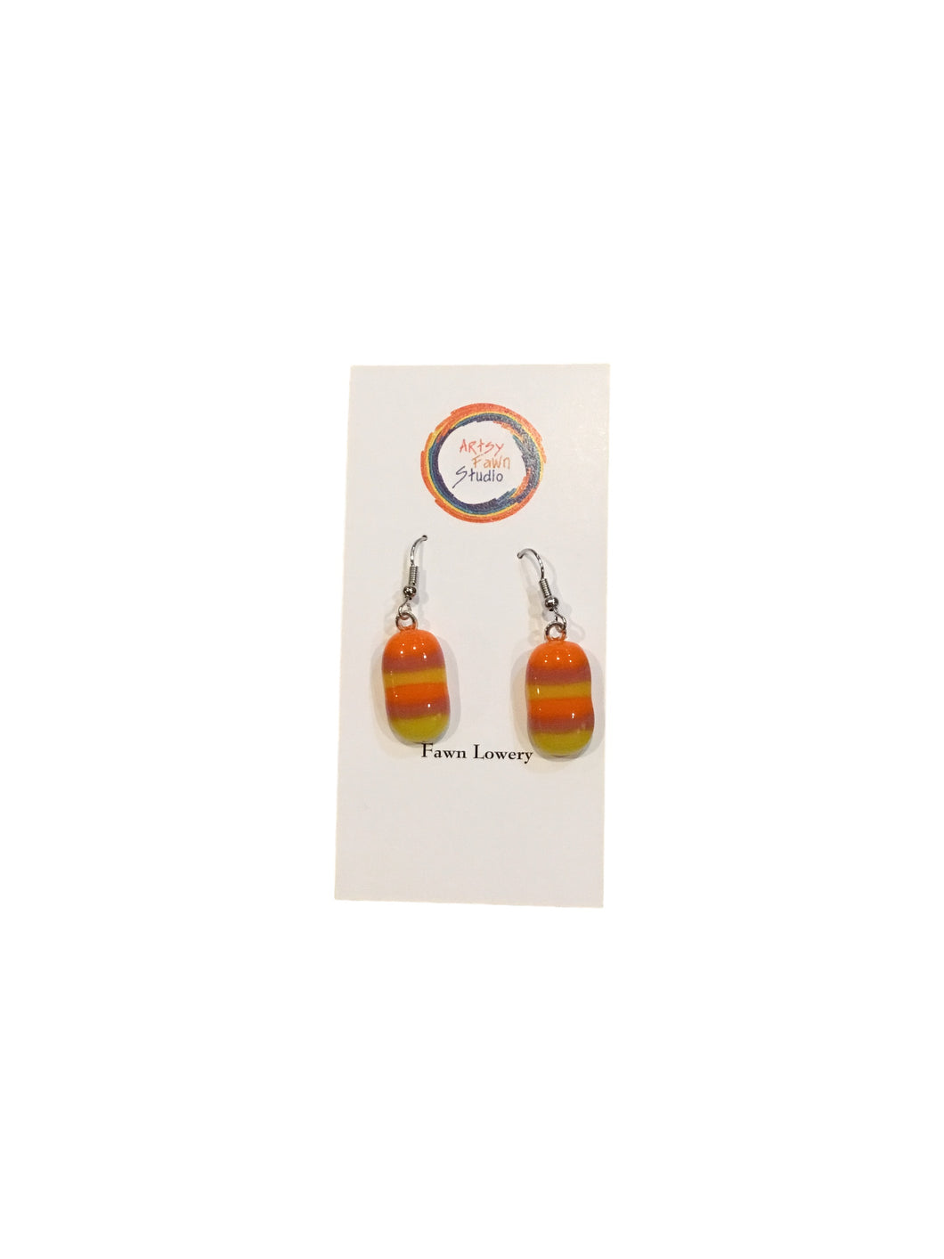 Fused Glass Earrings