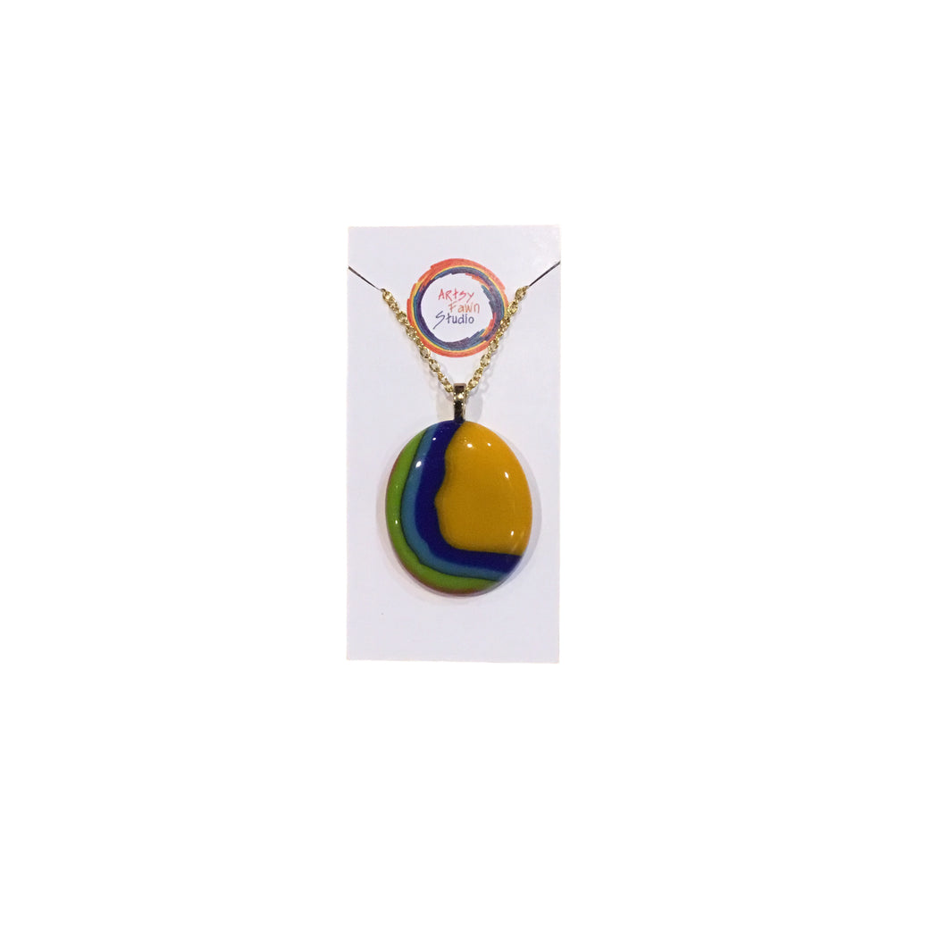 Fused Glass Necklace