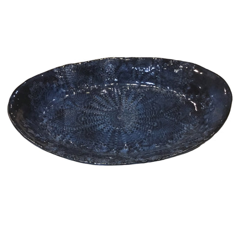 Blue Lace Platter