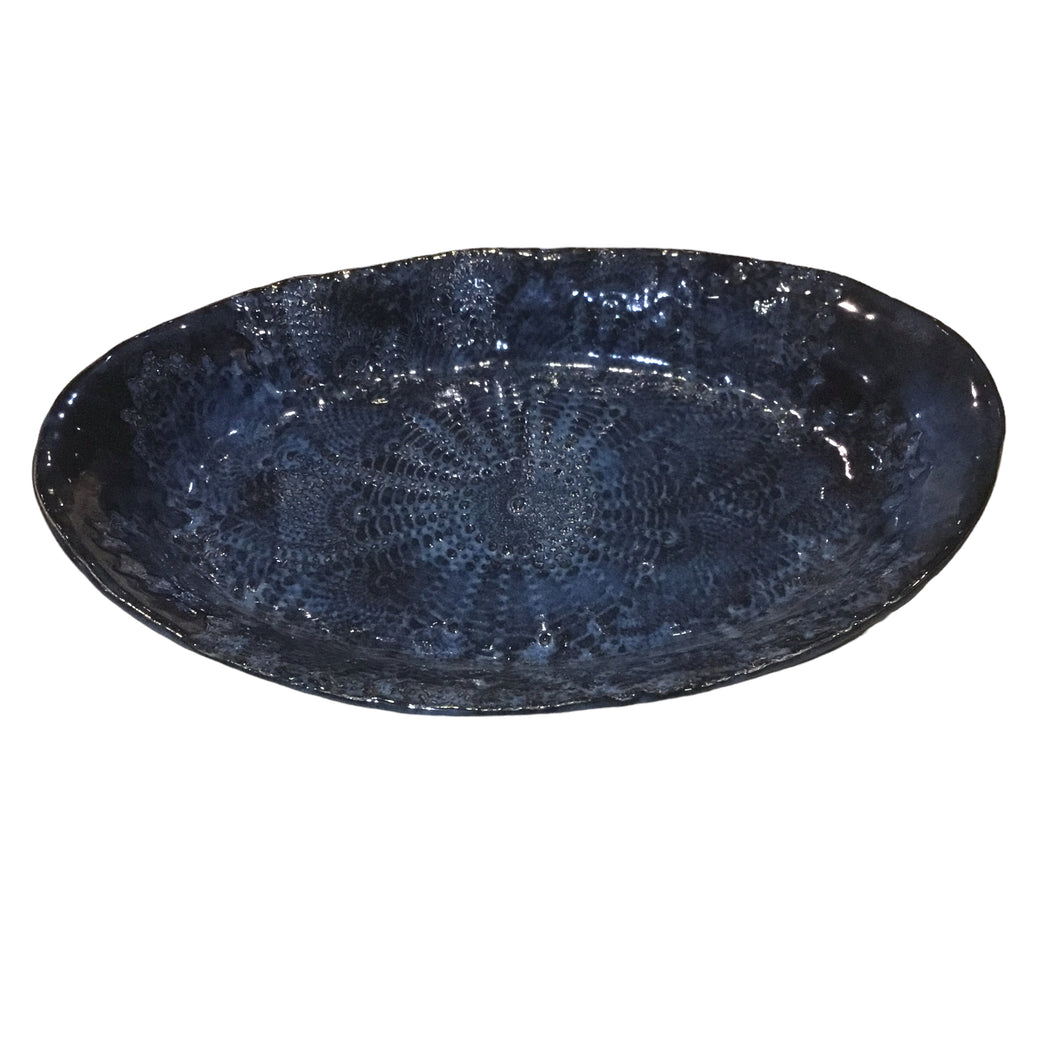 Blue Lace Platter