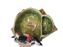 Joyful Cow Soup & Crackers Bowl Green and Black