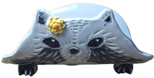 Floral Raccoon TacoCat Holder