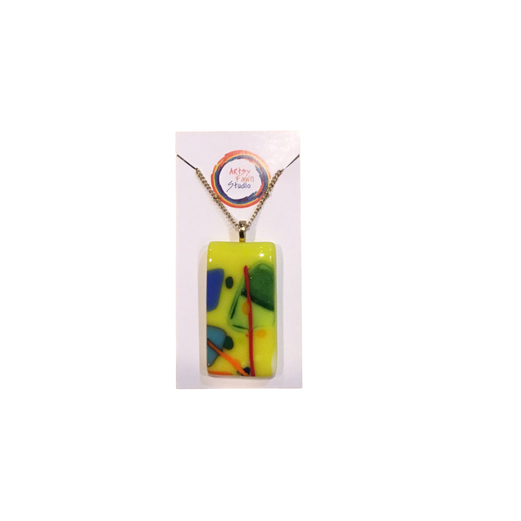 Fused Glass Necklace