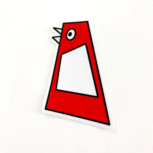 Big chicken vinyl sticker