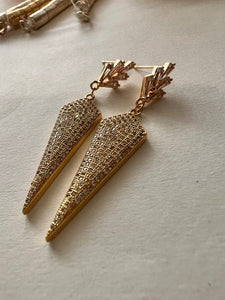 Gold-Plated Opulence Earrings