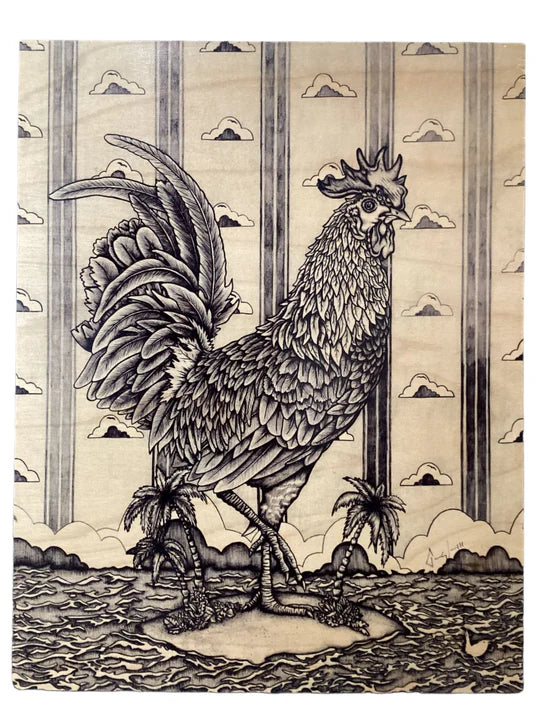 Rooster - B&W