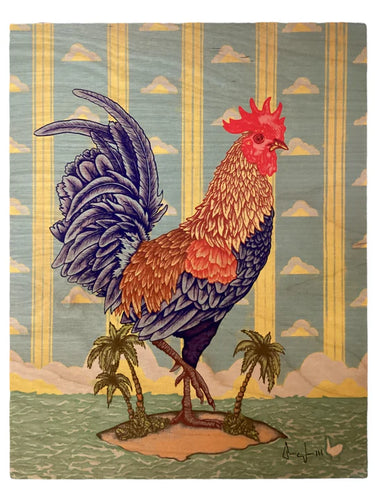 Rooster - Blue