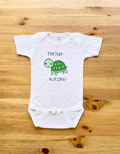 Turtley Awesome Onesie