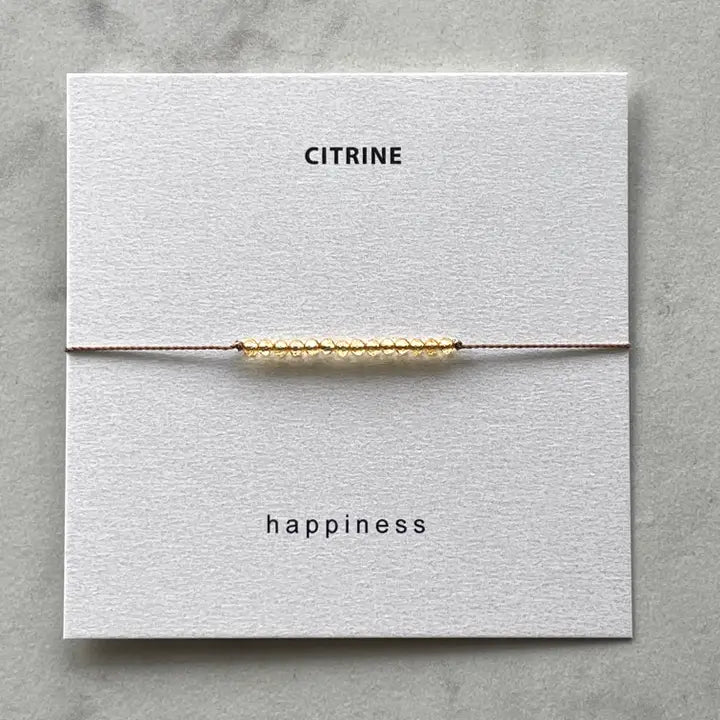 Citrine bracelet - Happiness