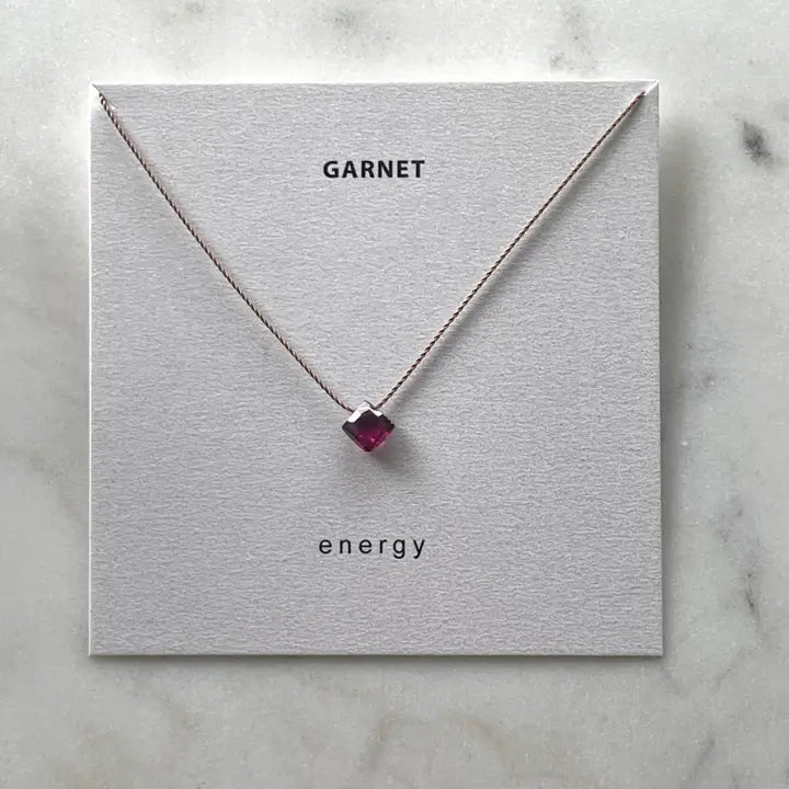 Garnet necklace - Energy