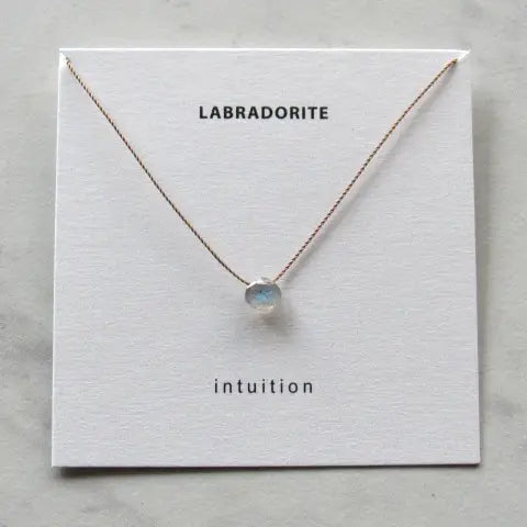 Labradorite necklace - Intuition