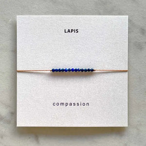 Lapis lazuli bracelet - Compassion