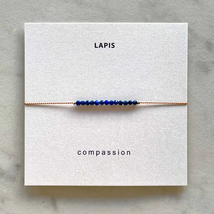 Lapis lazuli bracelet - Compassion