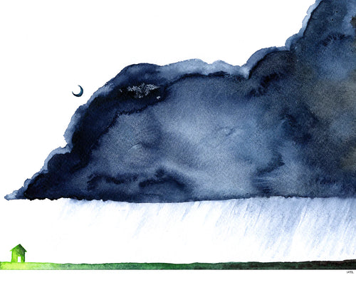 New Worlds Print - A Passing Storm
