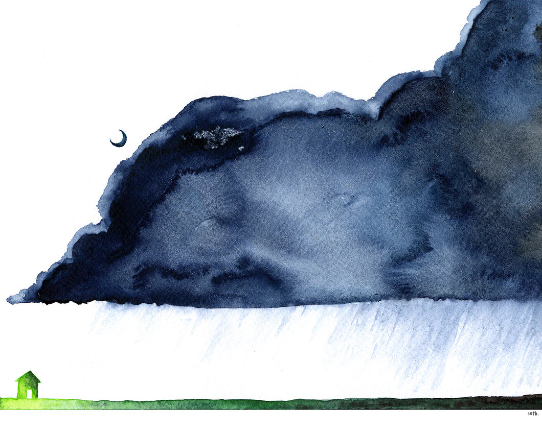 New Worlds Print - A Passing Storm