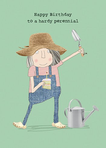 Happy Birthday to a Hardy Perennial Greeting Card
