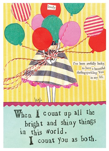 Bright and Shiny Things Greeting Card