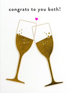 Champagne Smilies Greeting Card