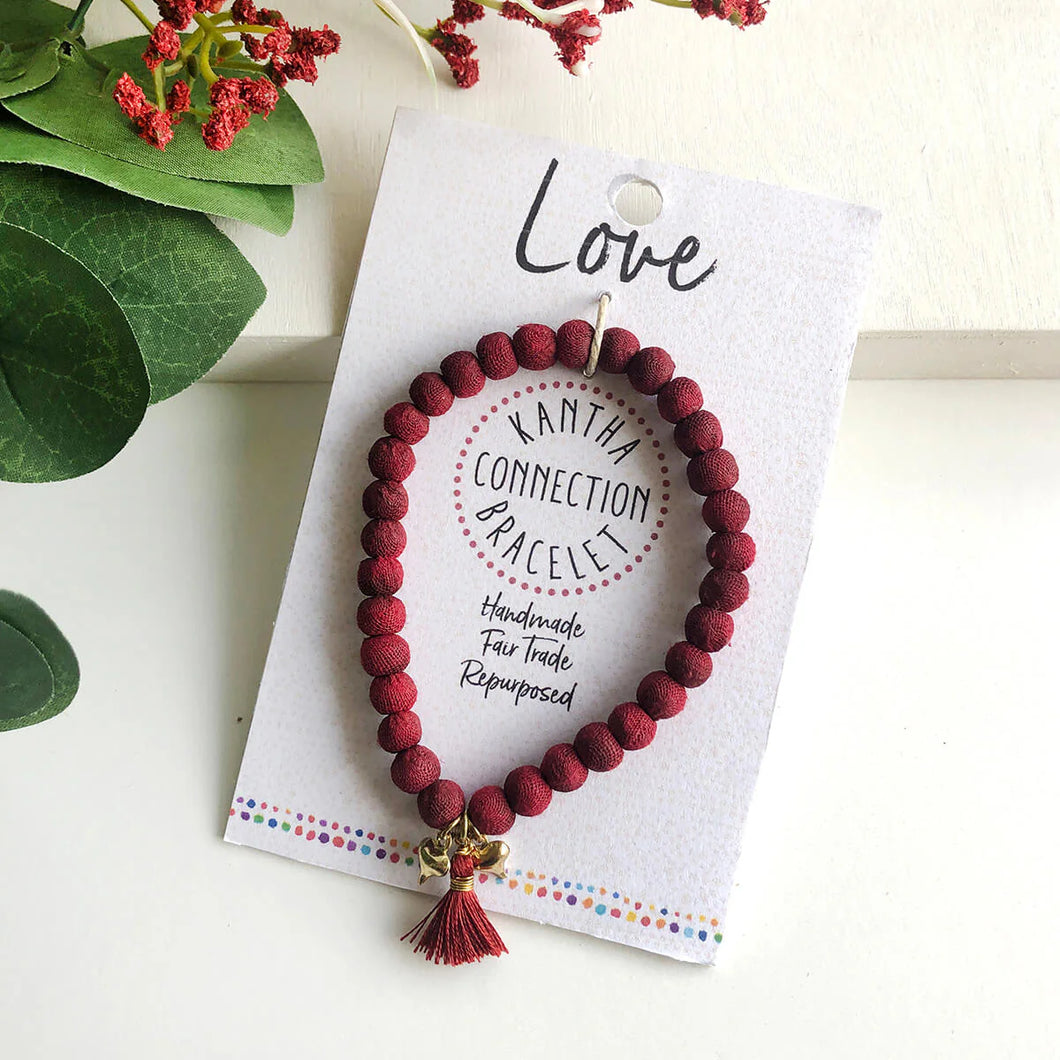 Love. kantha connection bracelet