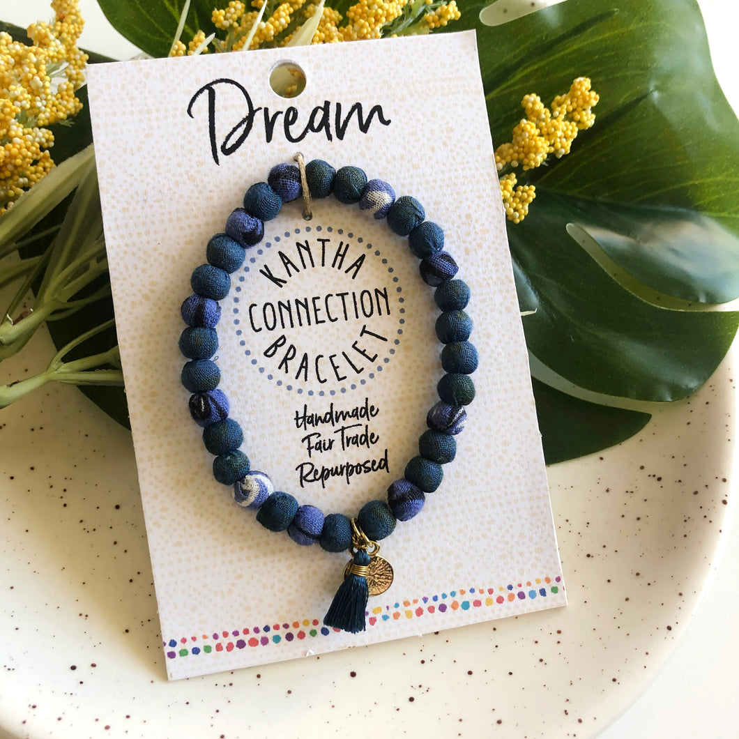 Dream. kantha connection bracelet