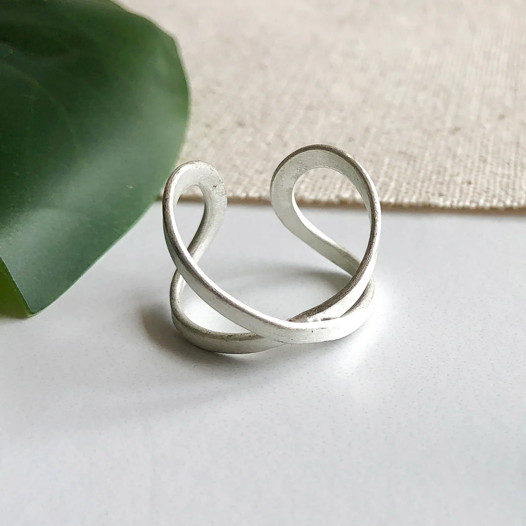 Infinity ring - silver