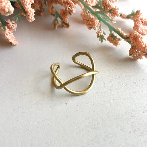 Reflective ring - gold