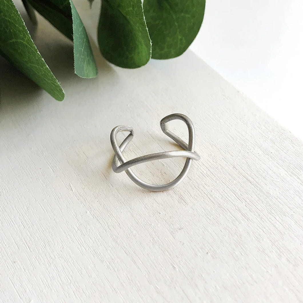 Reflective ring - silver