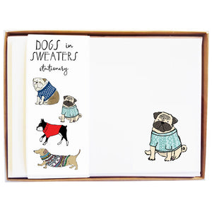 Dogs in Sweaters Stationery