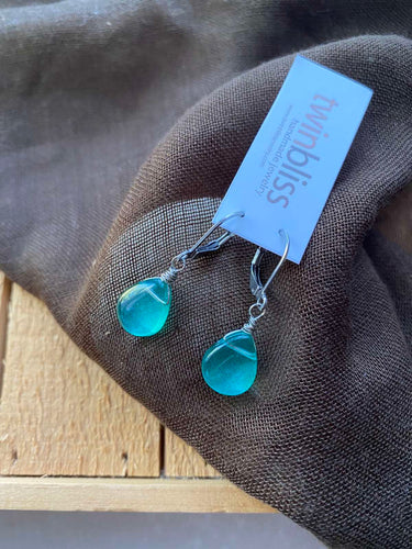 Kay Earrings - Teal Jellybean