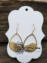Drop Earrings in Yellow Brass