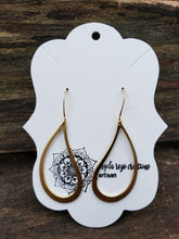 Drop Earrings in Yellow Brass