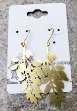 Drop Earrings in Yellow Brass